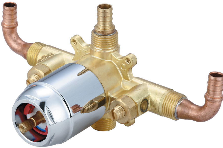 Olympia Faucets Single Handle Pressure Balance Tub and Shower Valve